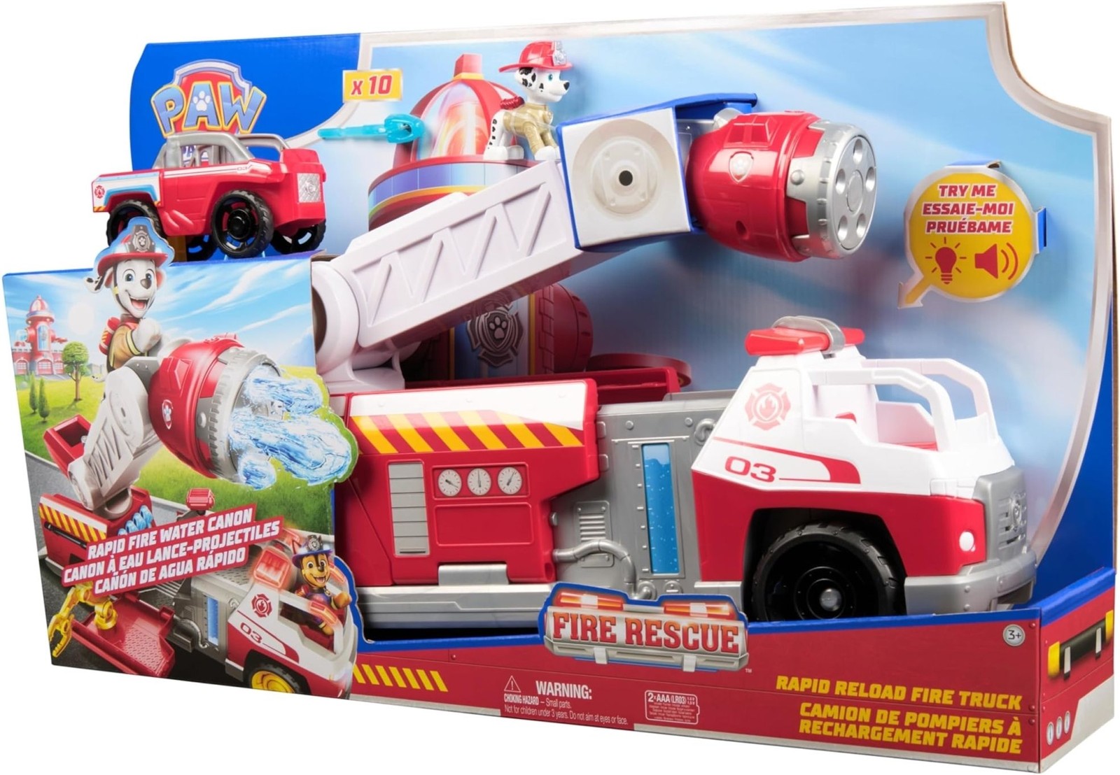 Merchandising Paw Patrol: Spin Master - Camion Dei Pompieri