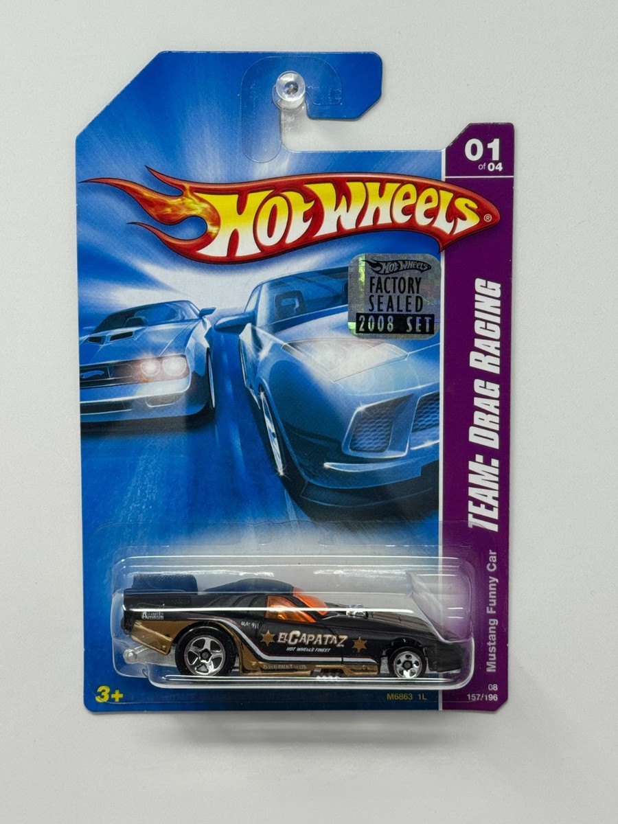 Hot Wheels Team Drag Racing Mustang Funny Car 1:64 Diecast Factory
