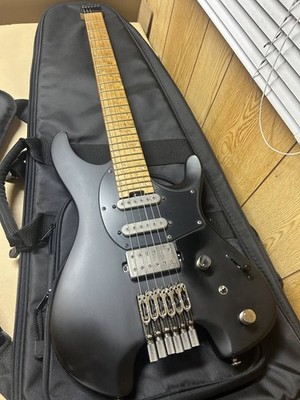 Ibanez Q54 BKF Headless Guitar, Black Flat, SPOT Production, with origin #QYD2TZ