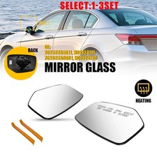 For Honda Accord 2008-201 Heated Mirror Glass With Backing Plate Lh Rh 2-6x