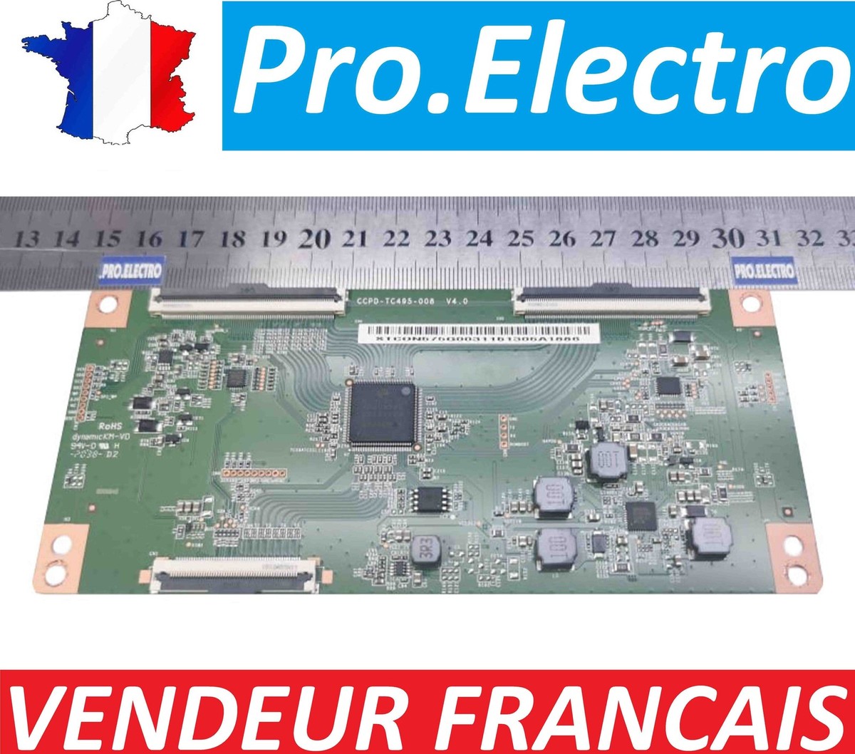 PIECES DETACHEES: Carte T-Con Tv Philips 70PUS8545/12 CCPD-TC695-002 V1.0 - D'occasion en très bon état