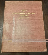 RARE Atlas Congenital Cardiac Disease 2nd Edition 1954 NUMBERED 1483/1500 ABBOTT