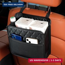 FrgKbTm Car Seat Back Hanging Bag Car Document Holder Multi-Pocket Bottle Bag St