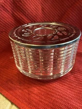 Vintage Silex Candle Warmer Coffee Tea Glass Chrome Kitchen Gadget