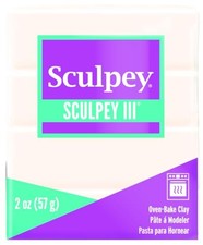 Sculpey Art Clay III, 2-Ounce, Translucent