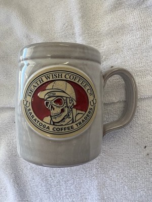Saratoga Coffee Traders Jockey Mug 1116/1200 Brand New Death Wish Coffee