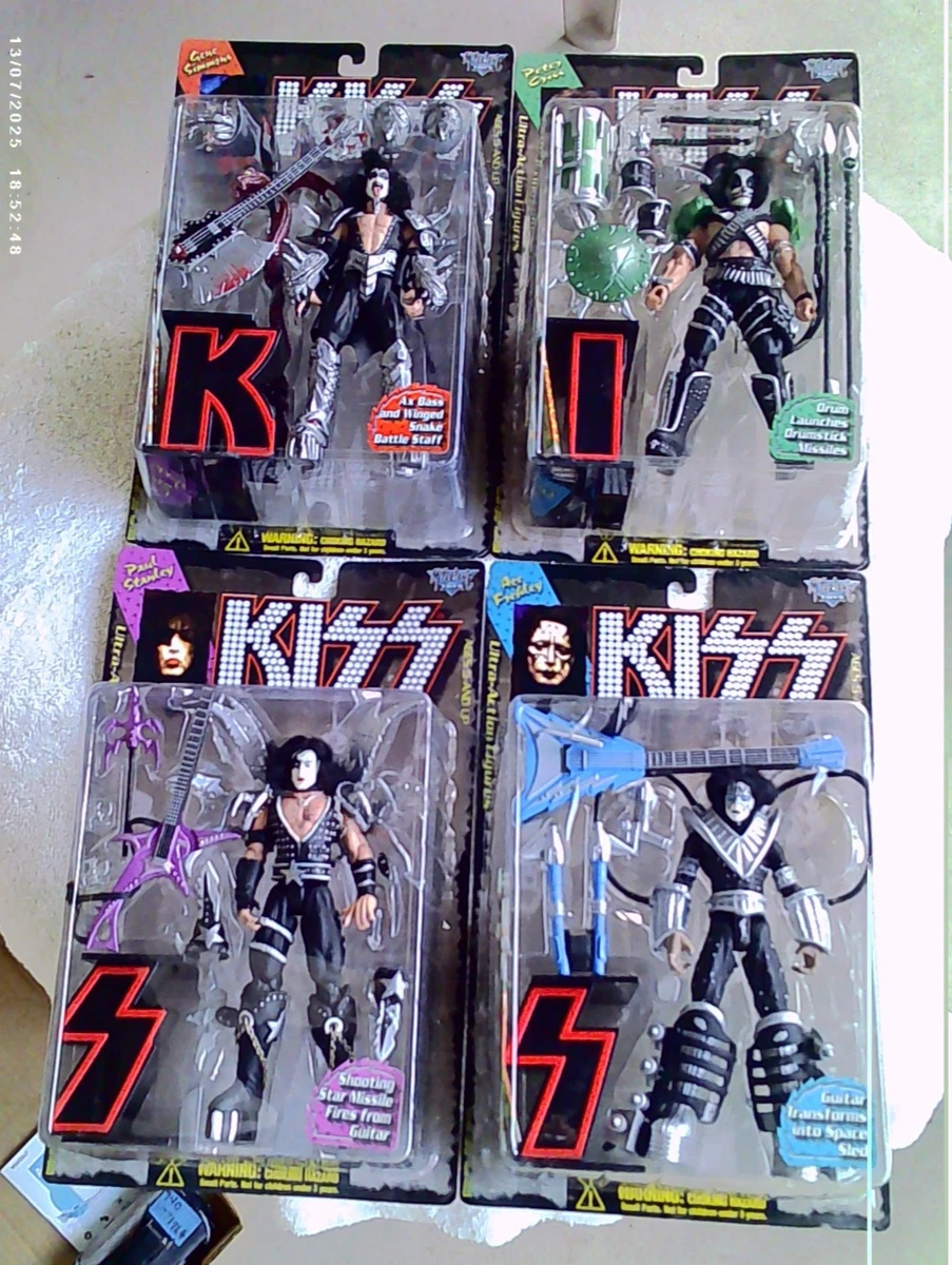 McFarlane Toys KISS Music Action Figures 1997 Year Manufactured