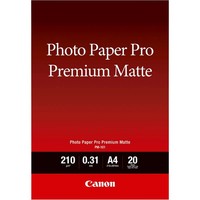 Canon Fotopapier PM-101 DIN A4 Matt 210 G/Qm 20 Blatt