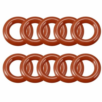 Silicone O-Ring 13mmx6.8mmx3.1mm VMQ Seal Rings Sealing Gasket Red 10PCS  KD *kk