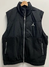 Nike Air Jordan Essentials Winter Vest Mens Large Black Sail FD8628-010 New