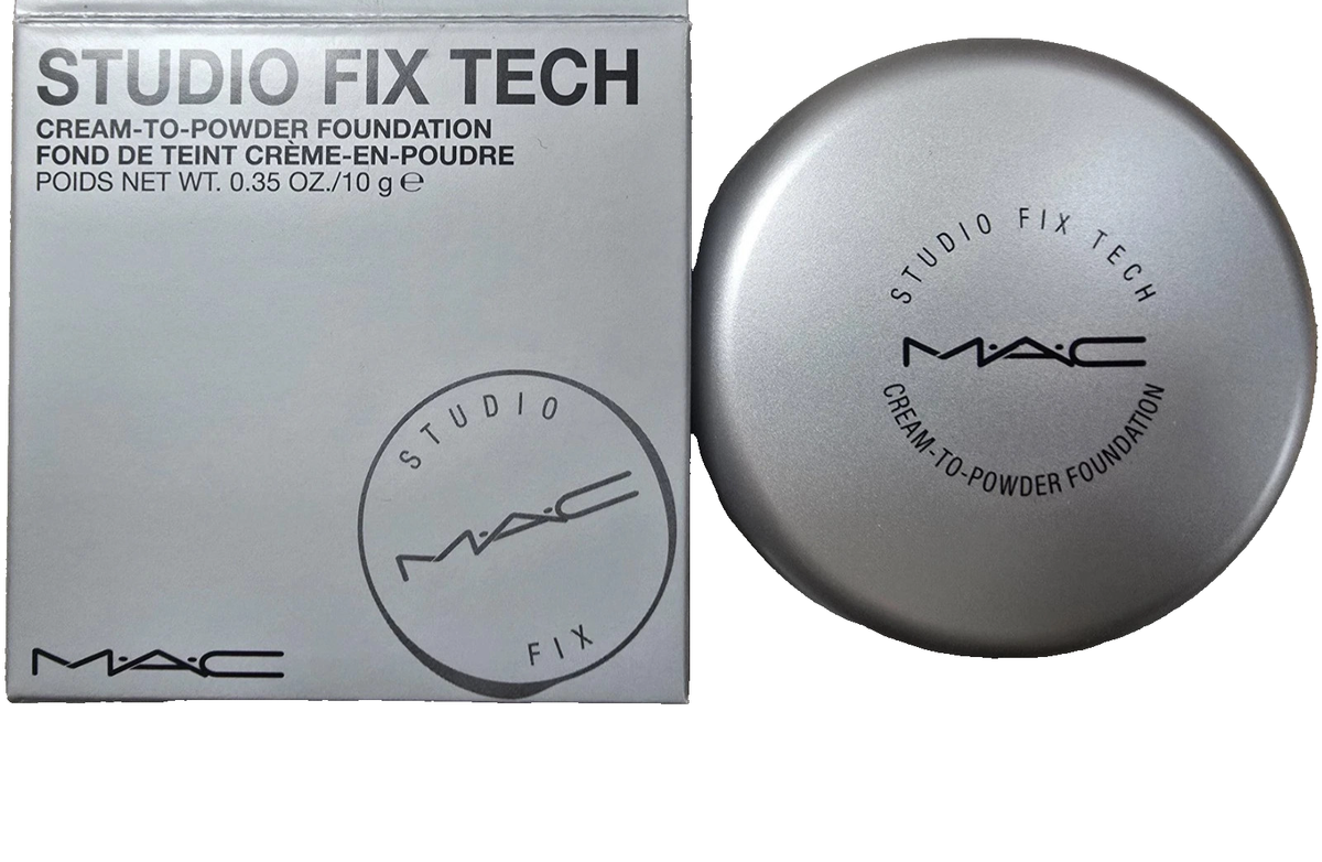 NEW MAC Studio Fix Tech Cream to Powder Foundation Full Size .35oz