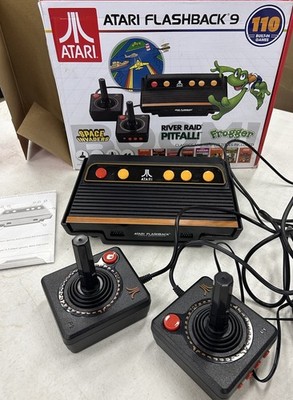 Atari Flashback 9 AR3050 HDMI Game Console 110 Games & Two Wired Controllers