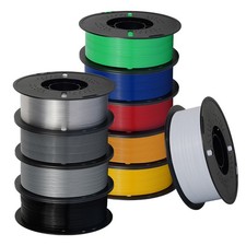 Kingroon 3D Printer Filament PETG 1KG 1.75 mm FDM Spool Roll Bundle Gray Blue