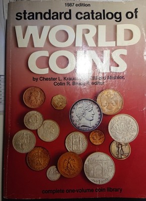 The Standard Catalog of World Coins ,1987 edition, from around the world