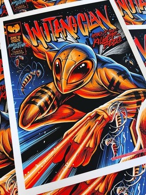 Wu Tang Clan Tampa 2025 by Maxx242 SIGNED Ltd Edition 6/50 Poster SOLD OUT