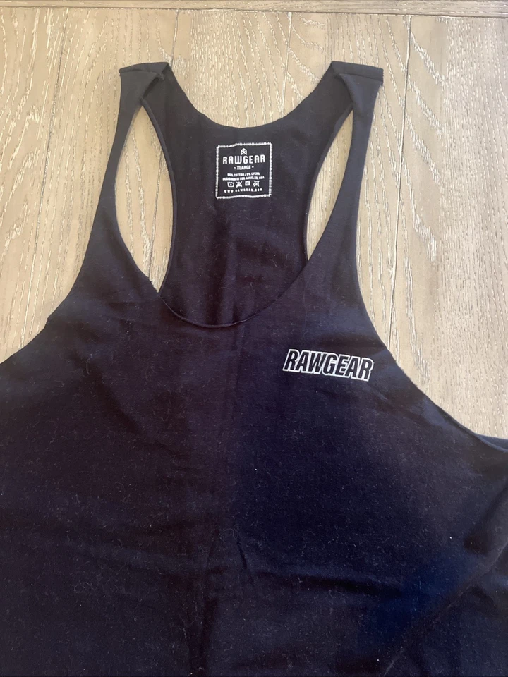 Camiseta sin mangas Rawgear para hombre XL atlética gimnasio entrenamiento muscular camisa equipo crudo Foto 3 de 4