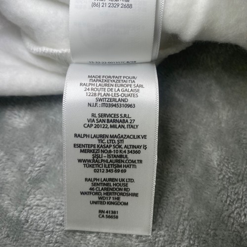 Polo Ralph Lauren POLO RL 67 Logo Fleece Sweat Shorts weiß blau Herren Größe 2XB - Bild 10 von 12