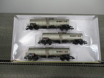 Minitrix Spur N 15249 Knickkesselwagen-Set ''Wascosa'' der DB in OVP