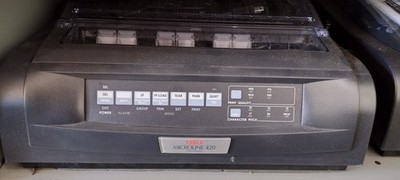 Oki MICROLINE 420 Workgroup Dot Matrix Printer with 5 ribbons and manual
