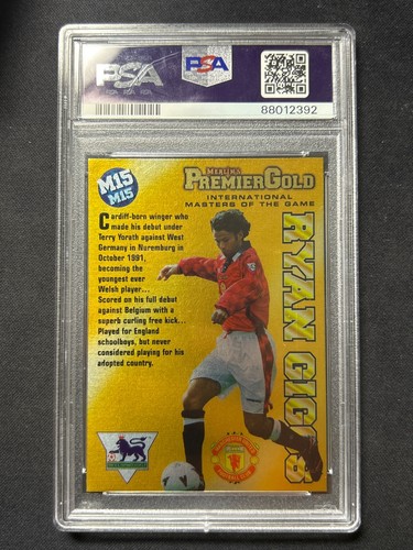 Merlin Premier Gold 96/97 Ryan Giggs PSA 6 International Masters Of The Game - Picture 2 of 2