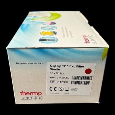 Thermo 94420063, ClipTip 12.5 Ext, Filter Sterile, 1 Box= 960 Tips