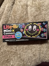 Lite-Brite Mini Connect 2 Pack Create Art with Light New Sealed B2