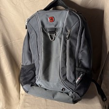 SWISS GEAR 18.5" Scan Smart TSA Laptop Backpack Grey Charcoal Gray SA5558
