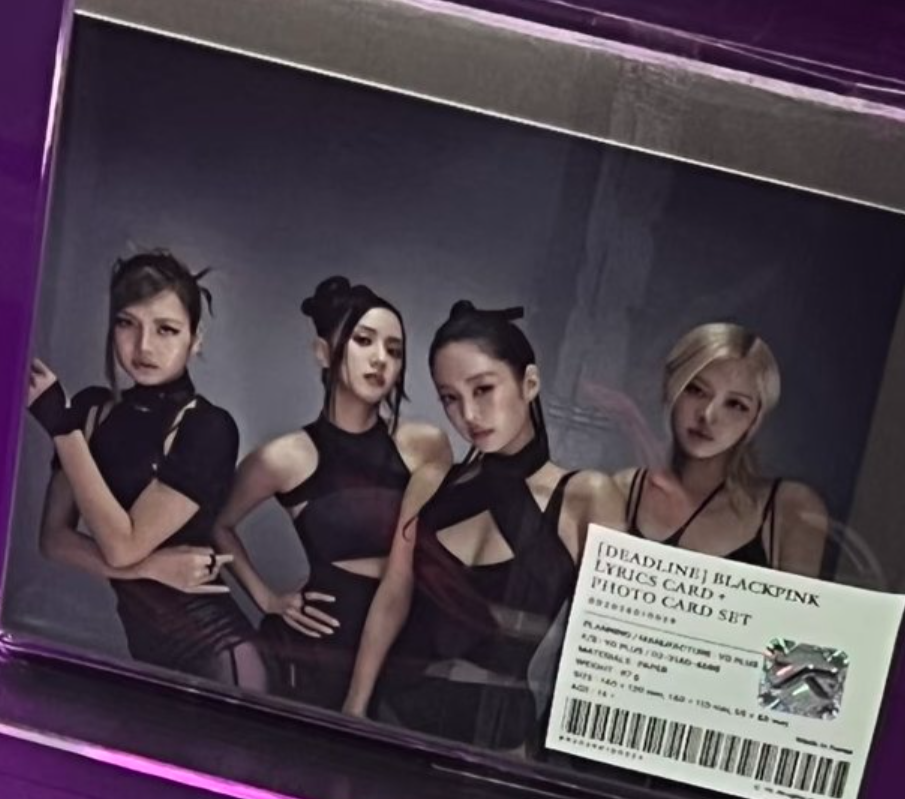 BLACKPINK [DEADLINE] MUSINSA PICK UP EVENT MERCH GOODS PHOTOCARD