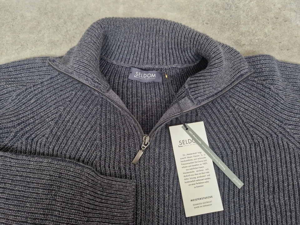 Herren TROYER von Seldom - Pullover 1610/707 Col. 114/192 Anthrazit Gr. M - Bild 2 von 4