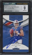 2018 Panini Contenders Rookie Of The Year Josh Allen RC Mint CGC 9 10 Auto