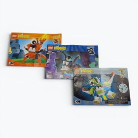 Lego Mixels Series 4 Lot 41528 41531 41535 Complete w Manuals 2015 Pre-owned