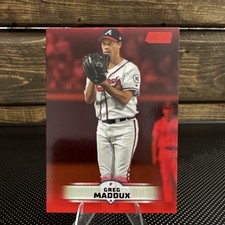 Topps Stadium Club 2025 Greg Maddux Red Foil #71 Braves MLB Baseball Card