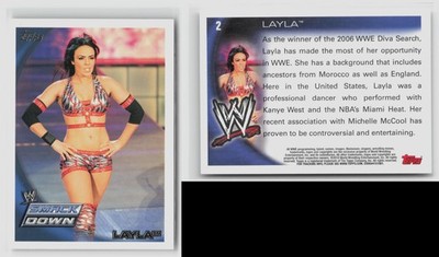 LAYLA #2 2010 TOPPS WWE | eBay