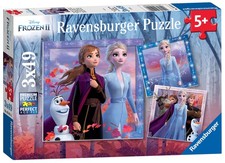 Ravensburger Disney Frozen 2 - 3 x 49 piece Jigsaw Puzzles for Kids Age 5 Years 
