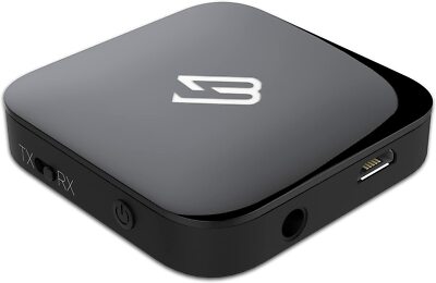 2in1 Bluetooth Audio Transmitter Receiver Wireless For TV PC Car Audio Adapter