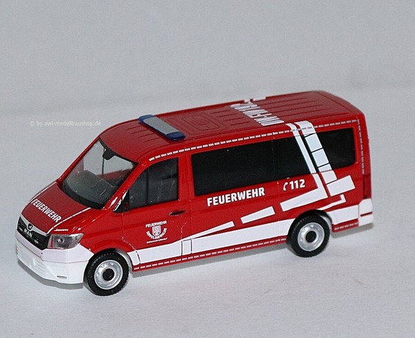 Herpa 953023 | Man Tge Bus | Feuerwehr Dippoldiswalde | Dachkennung 192 | 1:87-image
