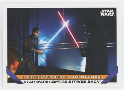 LUKE SKYWALKER vs. DARTH VADER Topps Throwback Thursday Star Wars #80 - PR 996