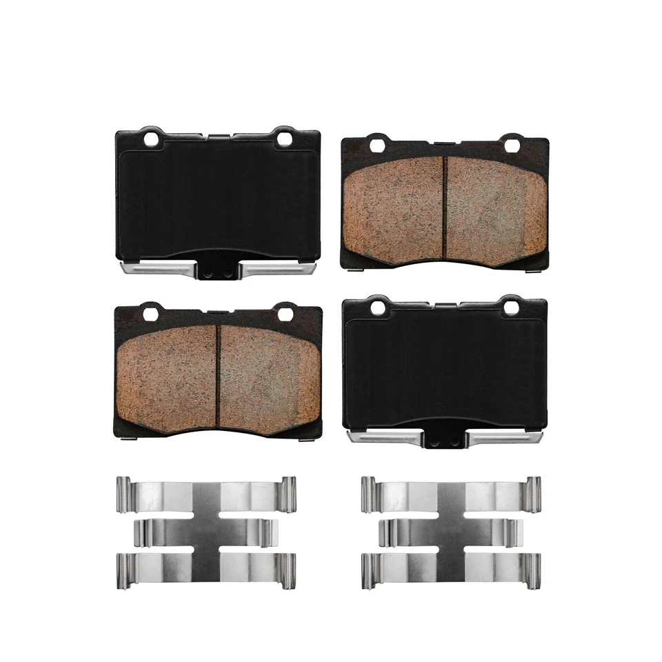 Front Ceramic Brake Pad Kit for 2005 2006 2007 2008 2009 2010 2011 2012 Acura RL - Image 3 of 4