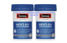 2x Swisse Mens Ultivite 65+ Multivitamin Immu...