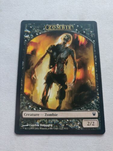 1x MTG Innistrad - Token, Zombie 9/12 (x4) NM x1 🐝 - Picture 1 of 2