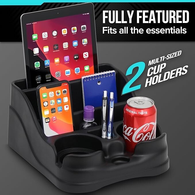 Universal Truck Console Car Cup Holder Floor Drink Storage Auto RV CD