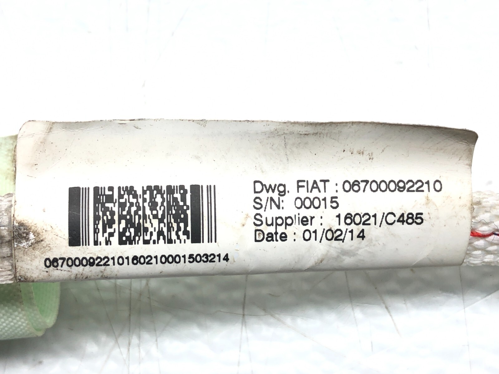 2014-2023 MASERATI GHIBLI LEFT DRIVER SIDE ROOF CURTAIN HEAD AIRBAG AIR BAG OEM.