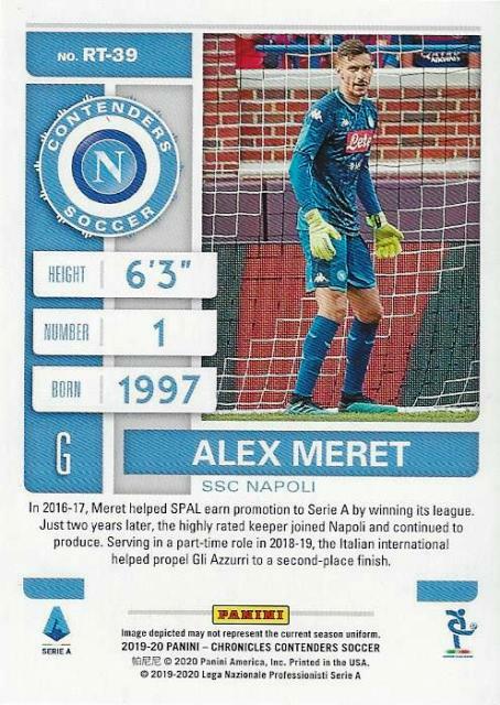 2019-20 Panini Chronicles Contenders Soccer Rookie Ticket Set Base
