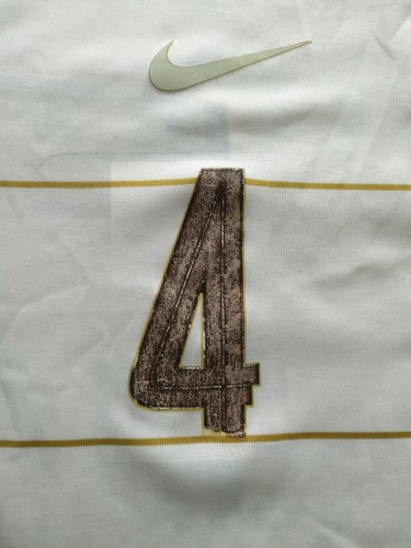 JAVIER ZANETTI #4 Worn Football Training Shirt Inter Milan 2008 2009 Nike XL - Picture 3 of 10