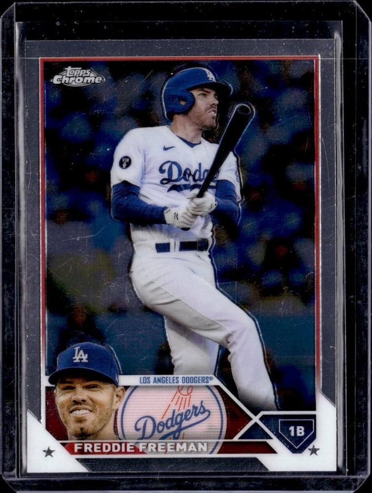 2023 Topps Chrome Freddie Freeman Baseball Card #5  