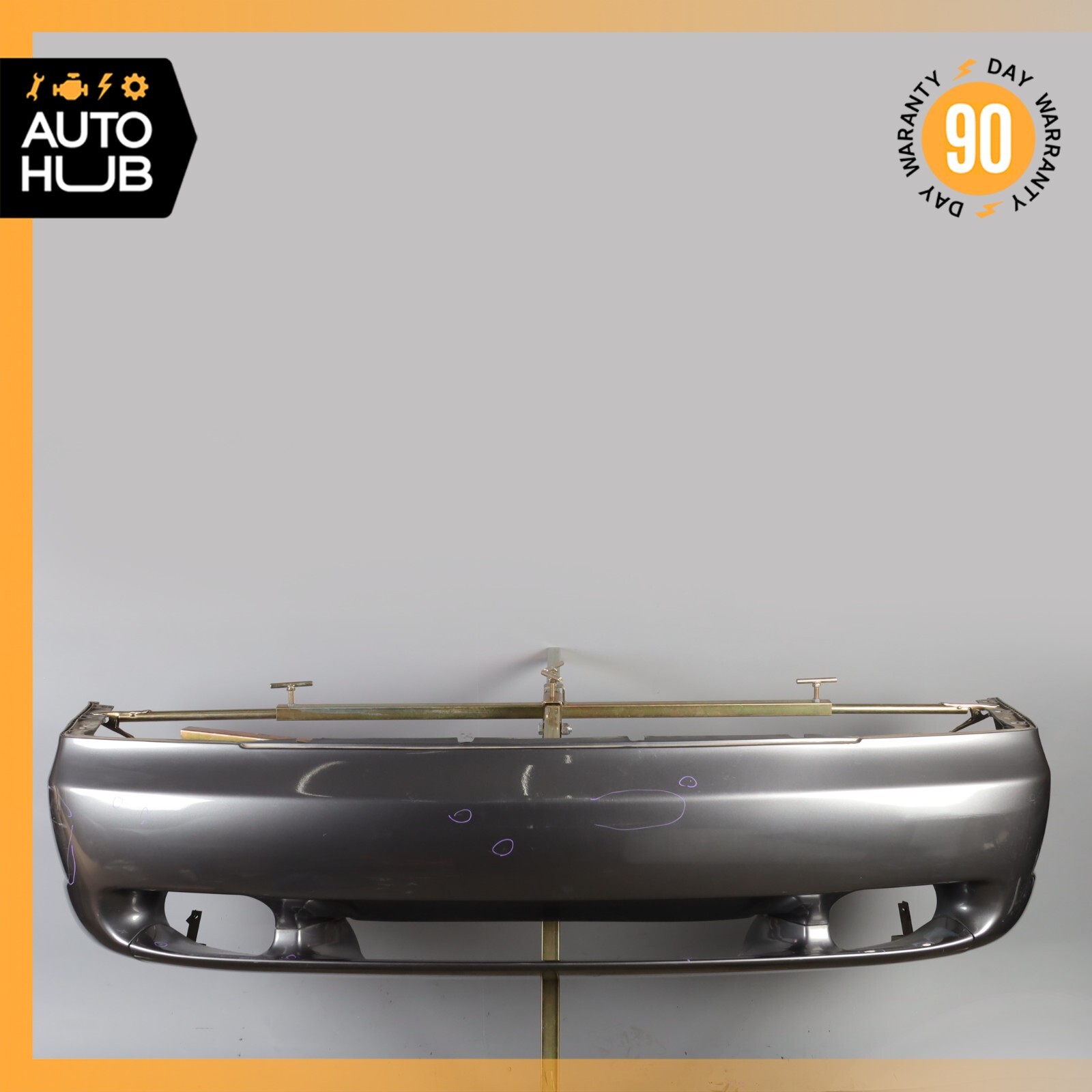02-04 Maserati Spyder 4200 M138 GT Rear Bumper Cover Assembly Silver OEM 61k