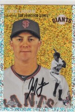 2023 Topps Chrome Platinum Refractor Speckle /150 JACK LARSEN RC #89 Giants