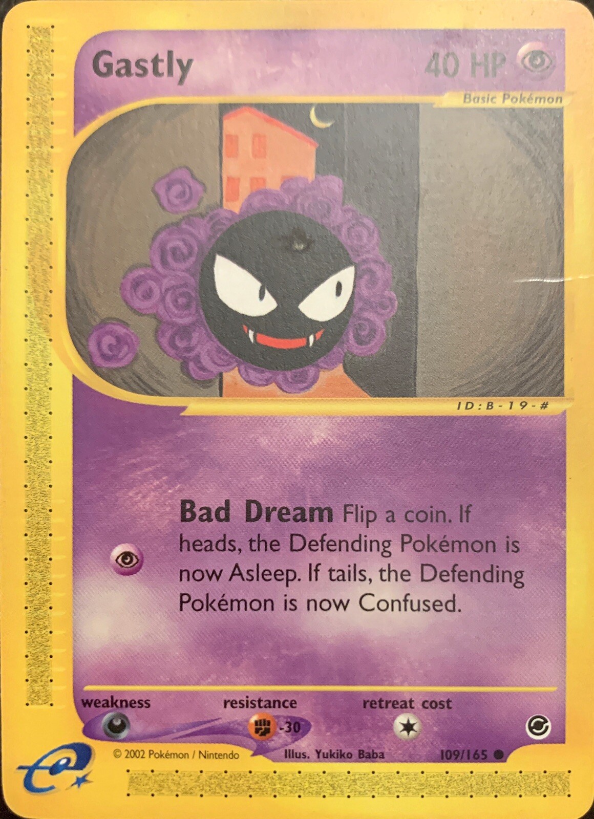 Gastly - 109/165 Common Expedition Pokemon Card MP
