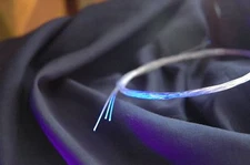 NEW BRIGHT BLUE .029" BOW SIGHT FIBER OPTICS 1 FOOT