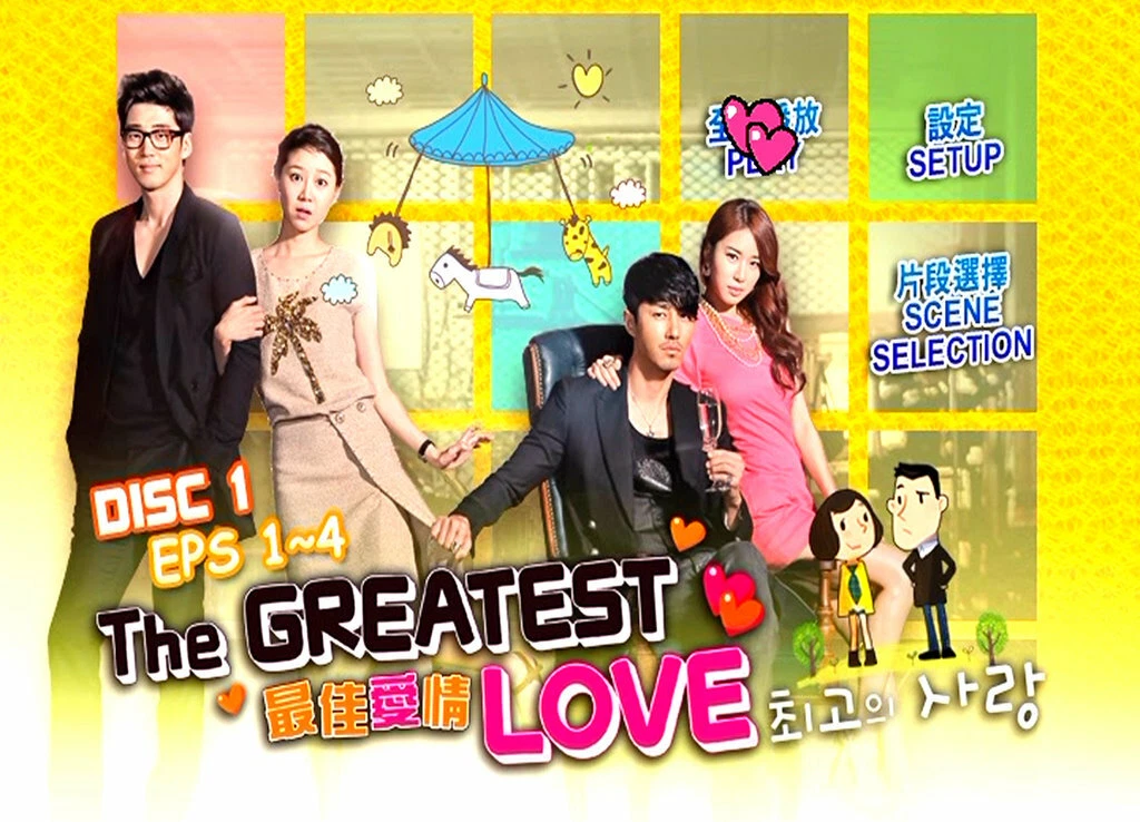 The Greatest Love Korean Drama English Sub DVD All Region Cha Seung won